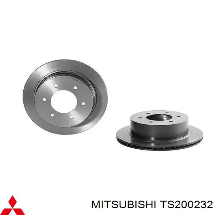 Задні дискові гальма Mitsubishi TS200232 ціна, від 58.04 USD