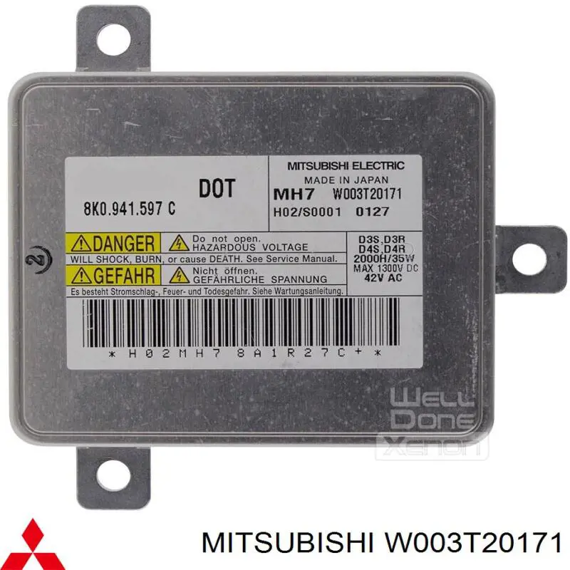 Купити W003T20171 Mitsubishi Блок управління фарами