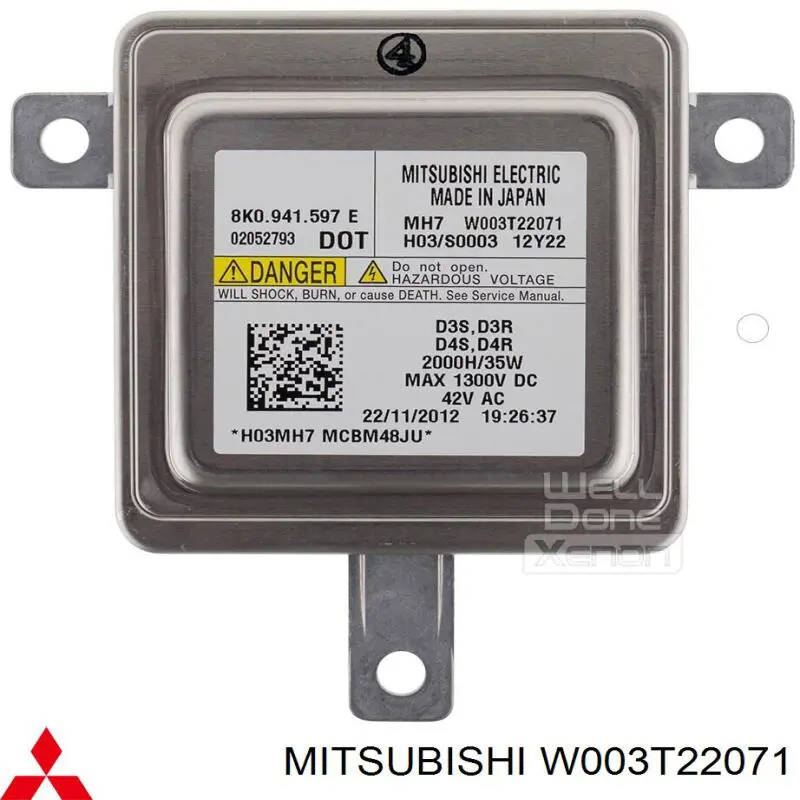 Купити W003T22071 Mitsubishi Блок управління фарами