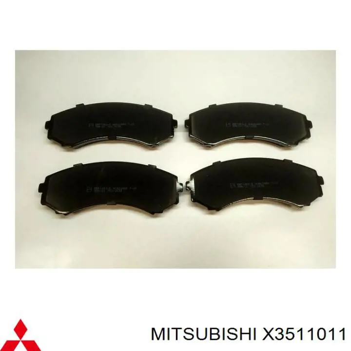 Гальмівні колодки Mitsubishi X3511011 ціна, від 19.69 USD