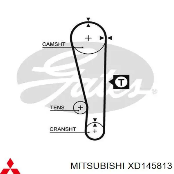 XD145813 Mitsubishi ремінь грм
