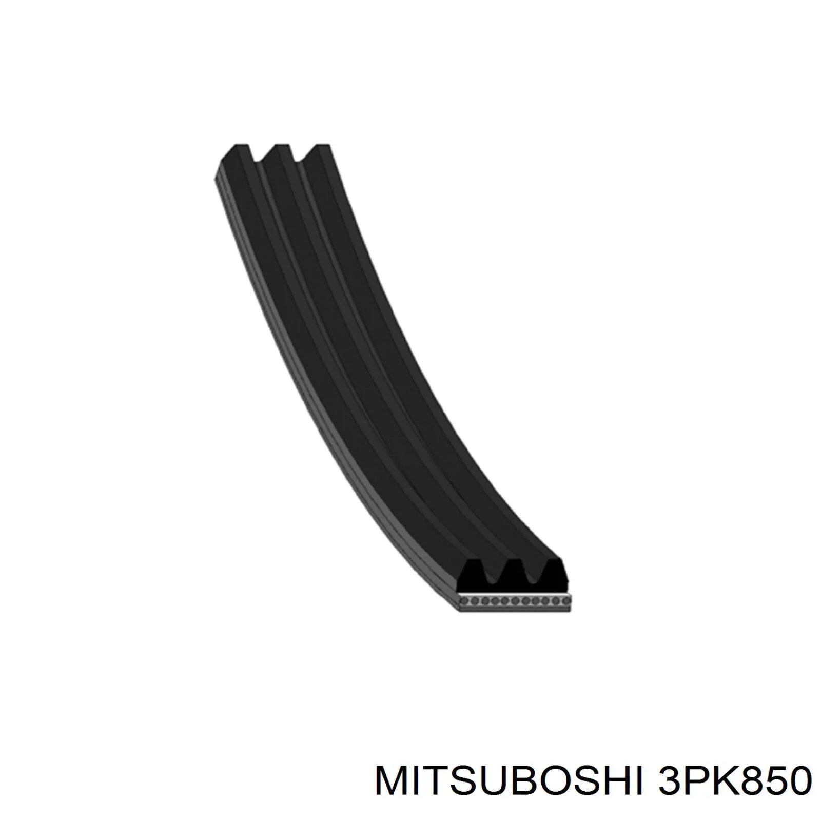 Клиновий ремінь Mitsuboshi 3PK850 ціна, від 4.28 USD