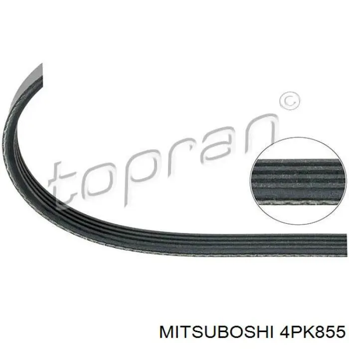 Клиновий ремінь Mitsuboshi 4PK855 ціна, від 5.11 USD