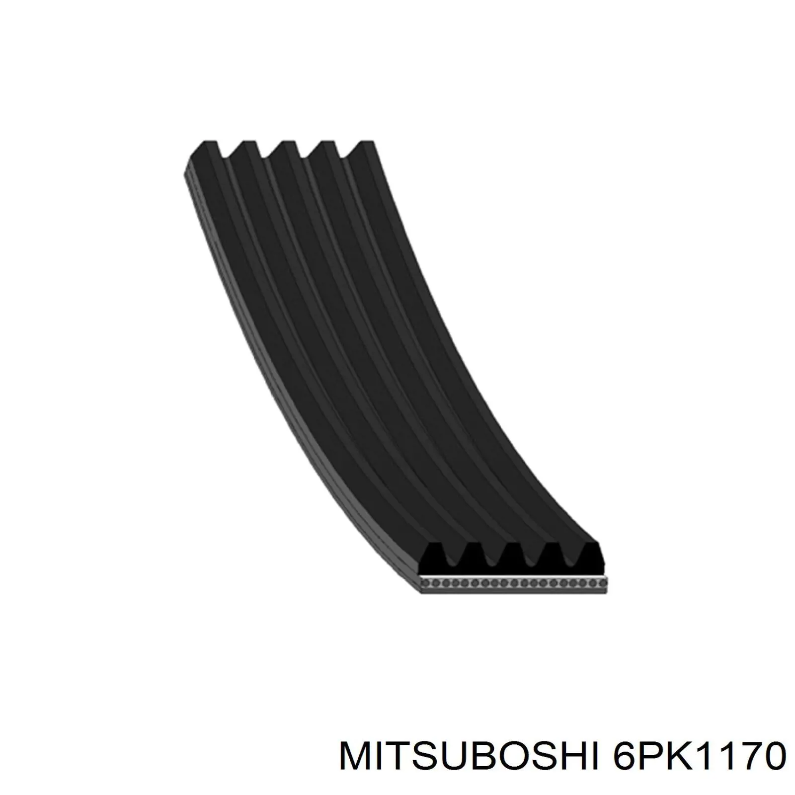 Купити 6PK1170 Mitsuboshi Ремінь генератора