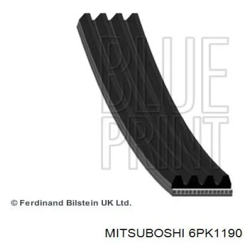 Клиновий ремінь Mitsuboshi 6PK1190 ціна, від 9.46 USD