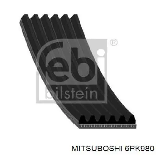 6PK980 Mitsuboshi Поліклиновий ремінь