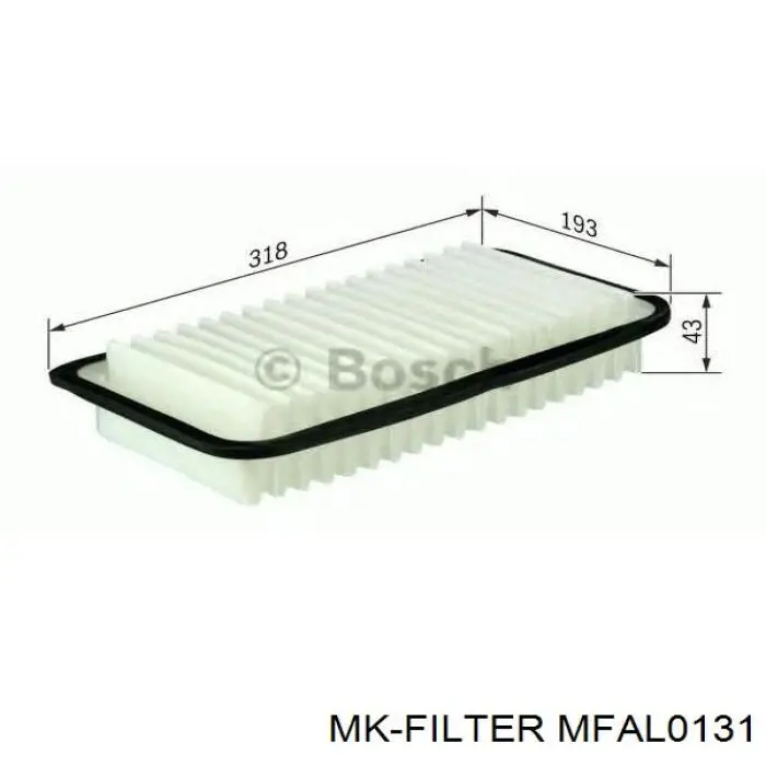 Повітряний фільтр MFAL0131 MK Filter