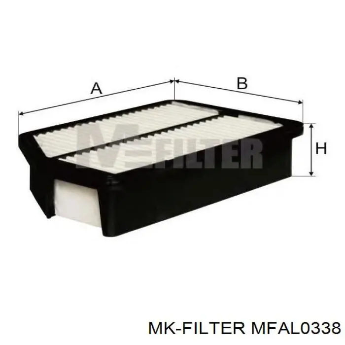 Купити MFAL0338 MK Filter Автомобільний фільтр повітря