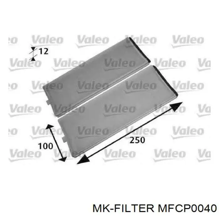 MFCP0040 MK Filter Внутрішньосалонний фільтр