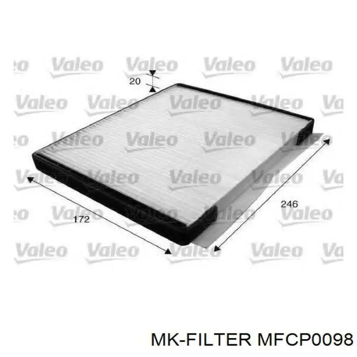 Повітряний фільтр салону MK Filter MFCP0098