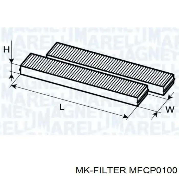 MFCP0100 MK Filter Внутрішньосалонний фільтр
