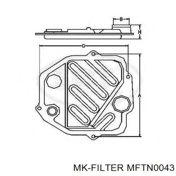 Фільтр АКПП MFTN0043 MK Filter