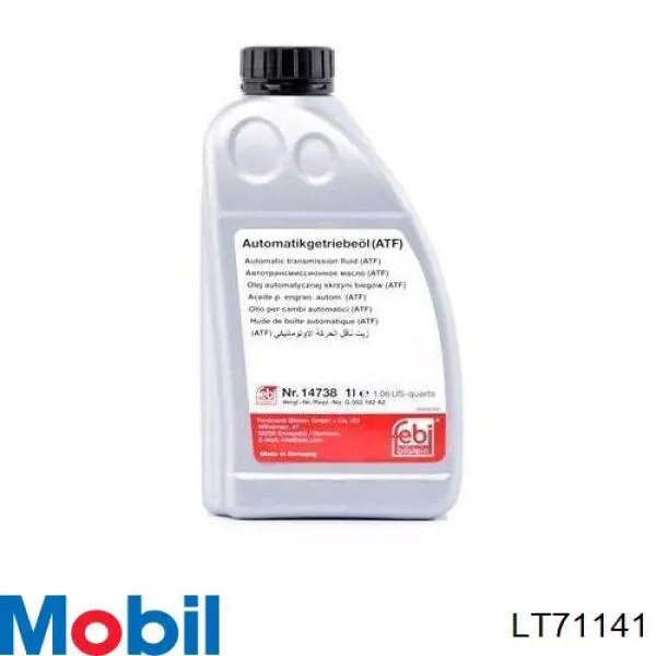 Трансмісійне масло Mobil LT71141
