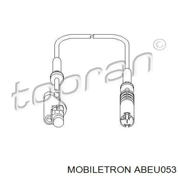 Купити ABEU053 Mobiletron Датчик АБС (ABS) передній