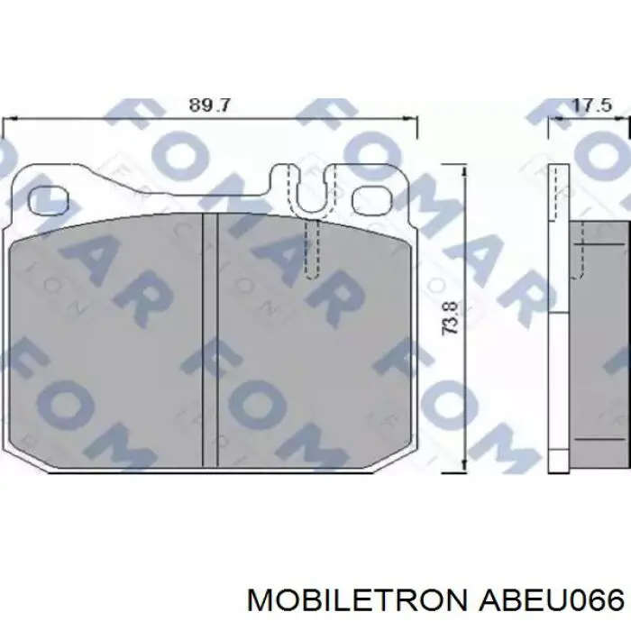 Датчик АБС передній ABEU066 Mobiletron