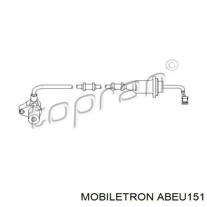 ABEU151 Mobiletron датчик абс (abs задній)