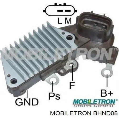 BHND08 Mobiletron щіткотримач генератора