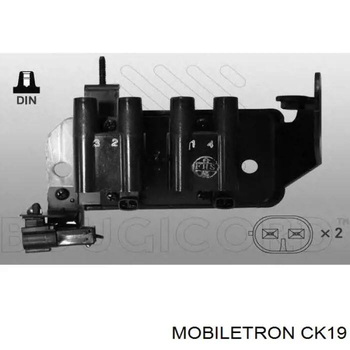 Купити CK19 Mobiletron Котушка запалювання
