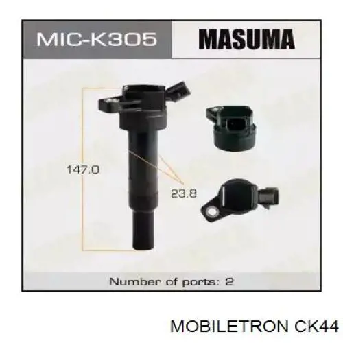 Котушка запалювання Mobiletron CK44 ціна, від 24.69 USD