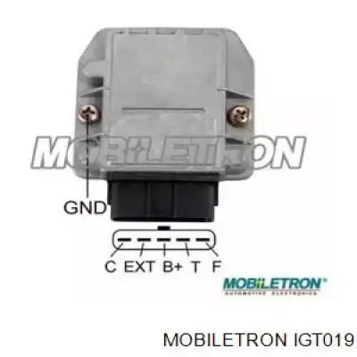 Комутатор системи запалювання Mobiletron IGT019 ціна, від 72.12 USD