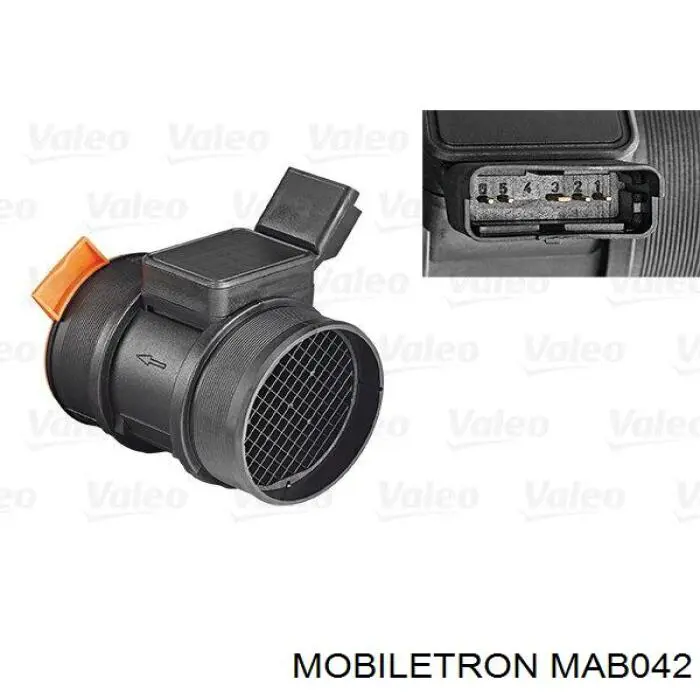 MAB042 Mobiletron датчик потоку (витрати повітря, витратомір MAF - (Mass Airflow))