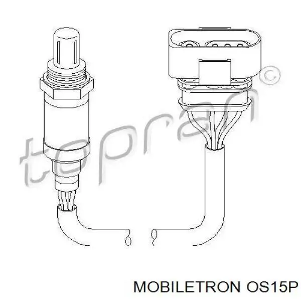 OS15P Mobiletron лямбда-зонд, датчик кисню після каталізатора