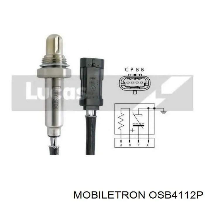 OSB4112P Mobiletron лямбдазонд, датчик кисню до каталізатора