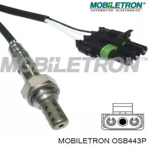 Лямбдазонд, датчик кисню до каталізатора OSB443P Mobiletron