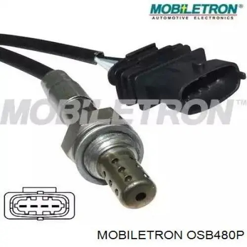 Лямбдазонд, датчик кисню до каталізатора Mobiletron OSB480P ціна, від 37.86 USD