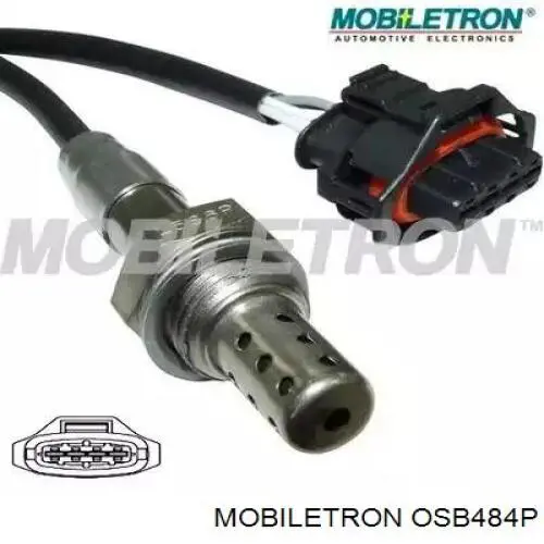 Купити OSB484P Mobiletron Лямбдазонд, датчик кисню до каталізатора