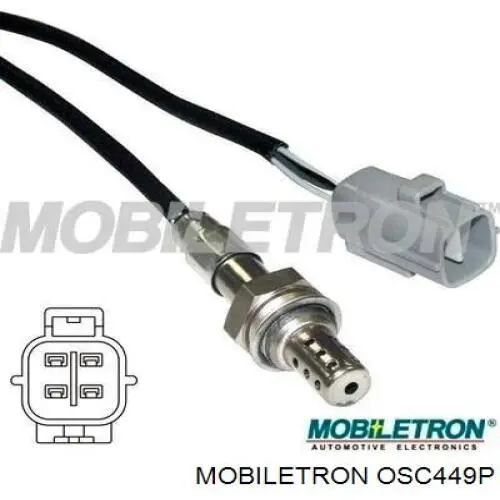 Лямбдазонд, датчик кисню до каталізатора Mobiletron OSC449P ціна, від 70.69 USD