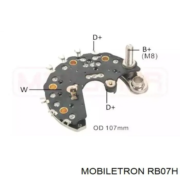Діодний міст RB07H Mobiletron