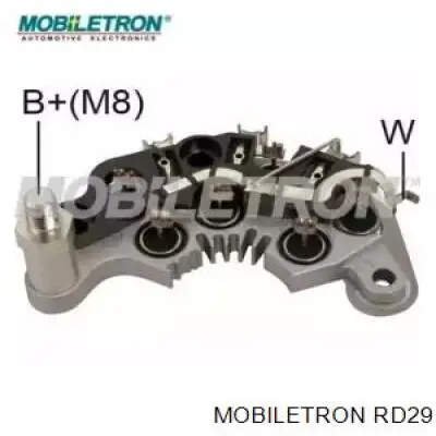 RD29 Mobiletron реле-регулятор генератора, (реле зарядки)