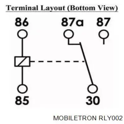 Реле електричне багатофункціональне RLY002 Mobiletron