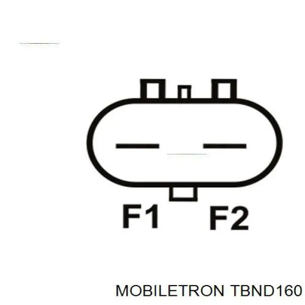 TBND160 Mobiletron реле-регулятор генератора, (реле зарядки)