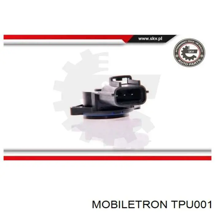 TPU001 Mobiletron датчик положення дросельної заслінки (потенціометр)