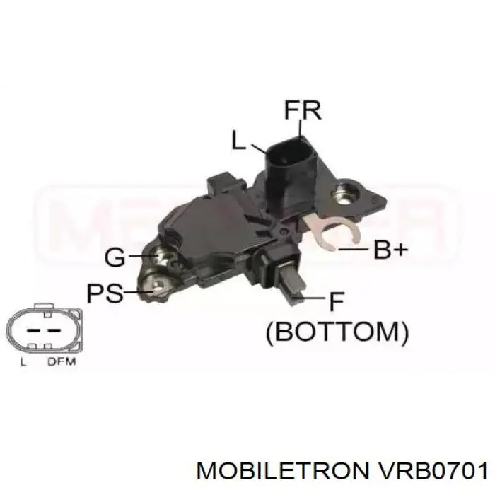 Реле генератора VRB0701 Mobiletron