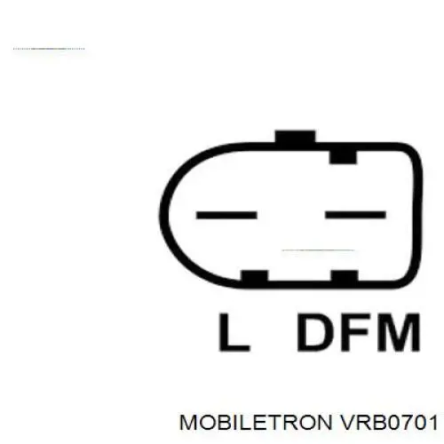 Реле зарядки генератора Mobiletron VRB0701 ціна, від 22.44 USD