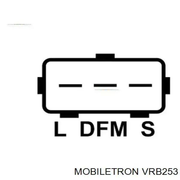 Реле-регулятор генератора, (реле зарядки) VRB253 Mobiletron