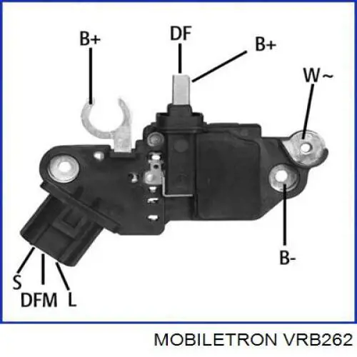 Реле-регулятор генератора, (реле зарядки) VRB262 Mobiletron