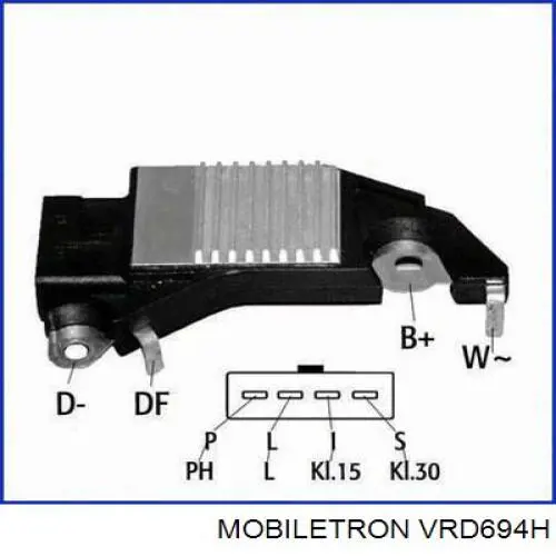 Реле зарядки генератора Mobiletron VRD694H ціна, від 10.94 USD