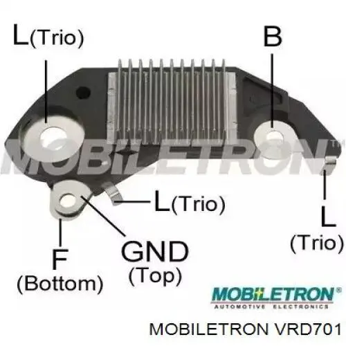 Реле зарядки генератора Mobiletron VRD701 ціна, від 8.12 USD