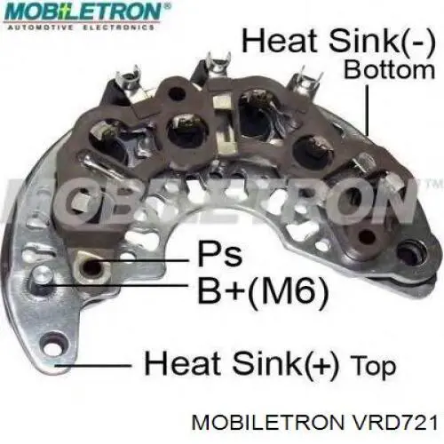 Реле генератора VRD721 Mobiletron