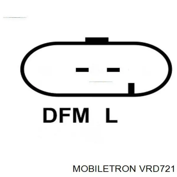 VRD721 Mobiletron Реле-регулятор (напруги)