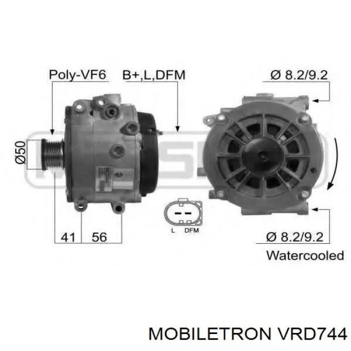 Реле зарядки генератора Mobiletron VRD744 ціна, від 21.13 USD
