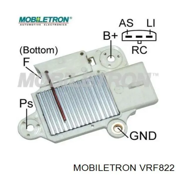 VRF822 Mobiletron реле-регулятор генератора, (реле зарядки)