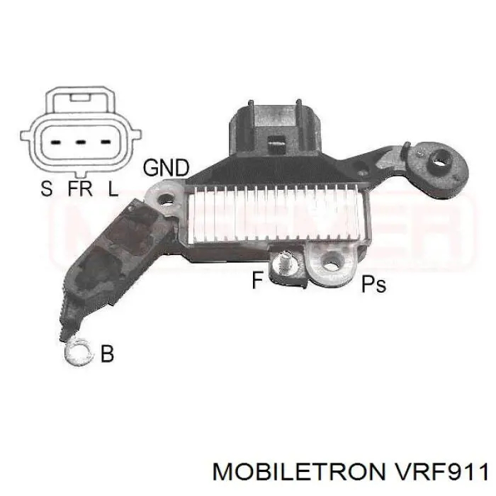 Реле-регулятор генератора, (реле зарядки) VRF911 Mobiletron