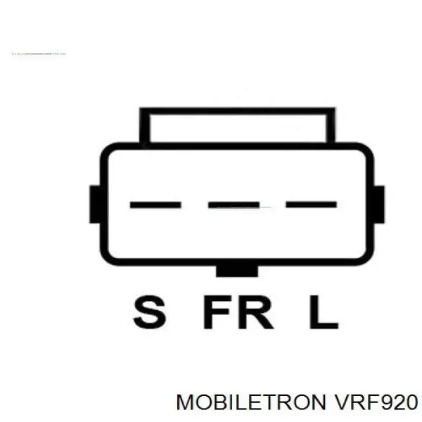 VRF920 Mobiletron реле-регулятор генератора, (реле зарядки)