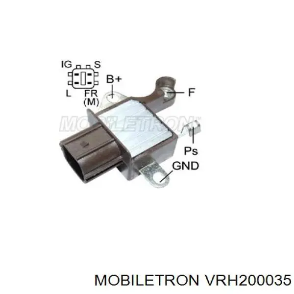 Реле зарядки генератора Mobiletron VRH200035 ціна, від 4.23 USD