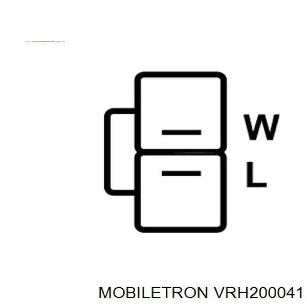 Купити VRH200041 Mobiletron Реле регулятор напруги генератора